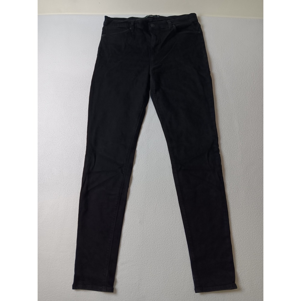 Hudson Los Angeles Mens Black Skinny Jeans Size 33 WM407LDWI Denim Pants